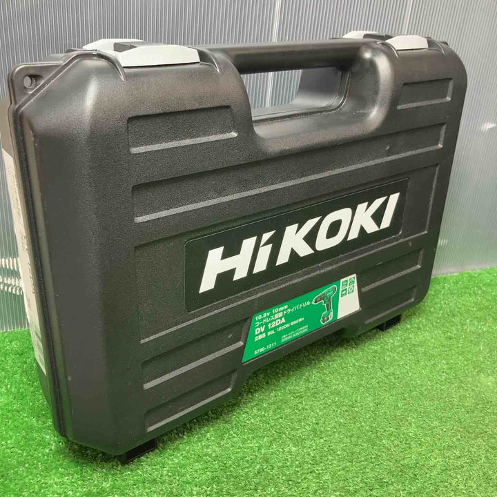 【中古品】◇ハイコーキ(HIKOKI ※旧:日立工機) コードレス振動ドリルドライバー DV12DA(2BS)バッテリー2個、充電器付き【岩槻店】