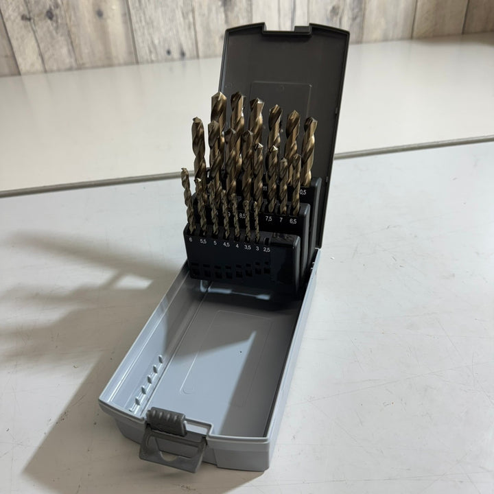 ビックツール 月光ドリル ステンレス用 22本組 2.5~13.0mm GK-22P ゴールド【戸田店】