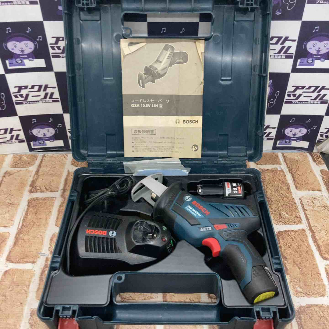 【中古品】BOSCH(ボッシュ) 10.8Vコードレスセーバーソー GSA10.8V-LIN【所沢店】