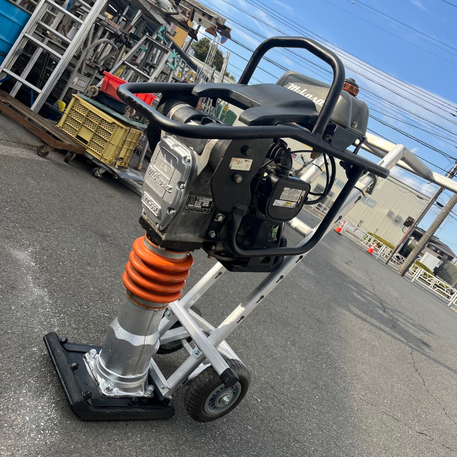 値下げしました！【中古】三笠産業 ミカサ MT-55L ランマ【ハンズクラフト佐賀】 中古品/店頭受取り限定】◇三笠(ミカサ/mikasa) エンジンランマー MT