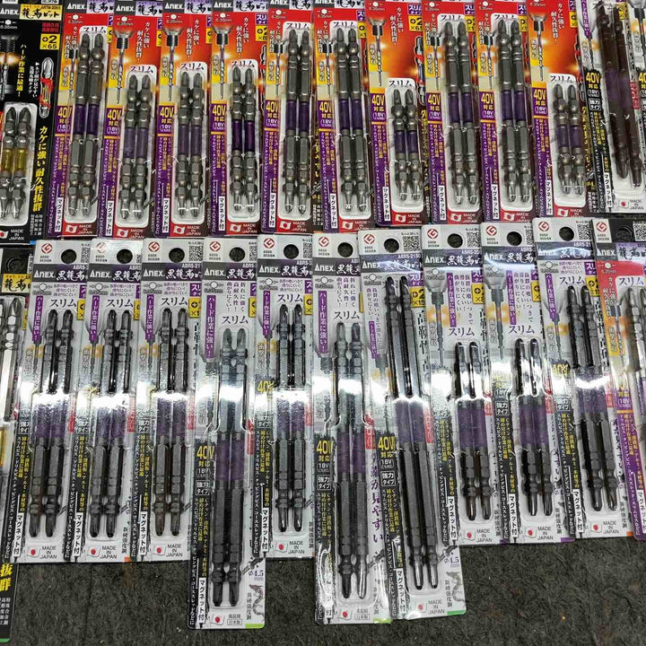 【未使用品】 アネックス/ANEX インパクトビット(+2) 135パック 2本入り (計270本) 40V対応 約6kg 【鴻巣店】
