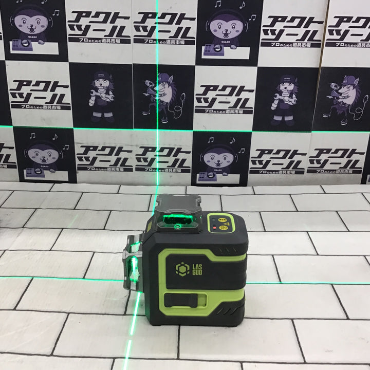 〇LASGOO グリーンレーザー墨出し器 LG-3D【所沢店】