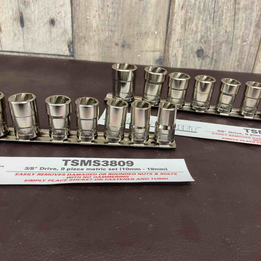 【中古美品】 ウィリアムズ(WILLIAMS)  3/8 (9.5mm) ターボソケットセット 9個セット TSMS3809×2セットまとめ 【東大和店】