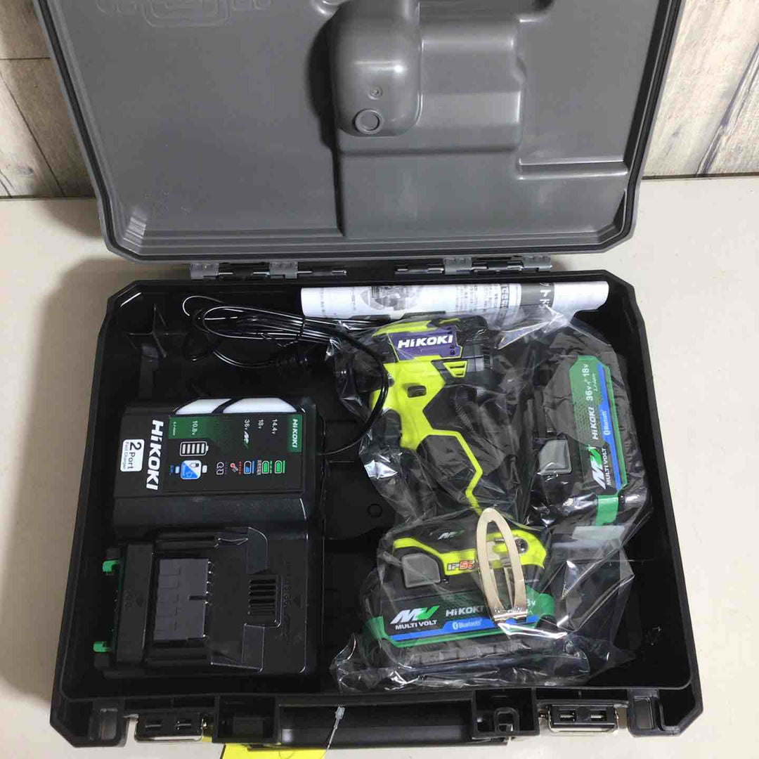 ★ハイコーキ(HIKOKI ※旧:日立工機) コードレスインパクトドライバ スパイダーイエロー WH36DD(2XHYSZ)【戸田店】