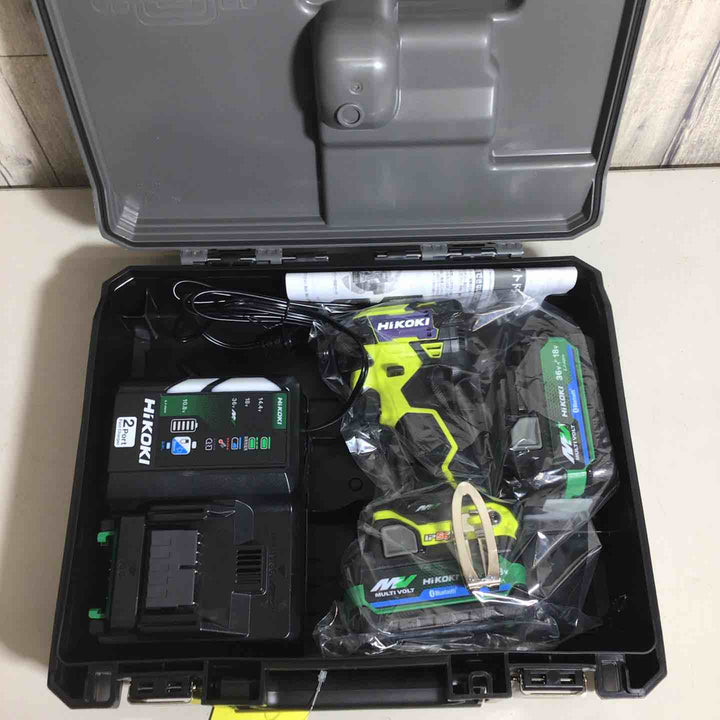 ★ハイコーキ(HIKOKI ※旧:日立工機) コードレスインパクトドライバ スパイダーイエロー WH36DD(2XHYSZ)【戸田店】