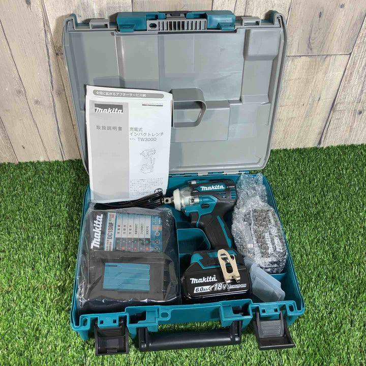 ★マキタ(makita)18V コードレスインパクトレンチ TW300DRGX 純正バッテリー付属【戸田店】