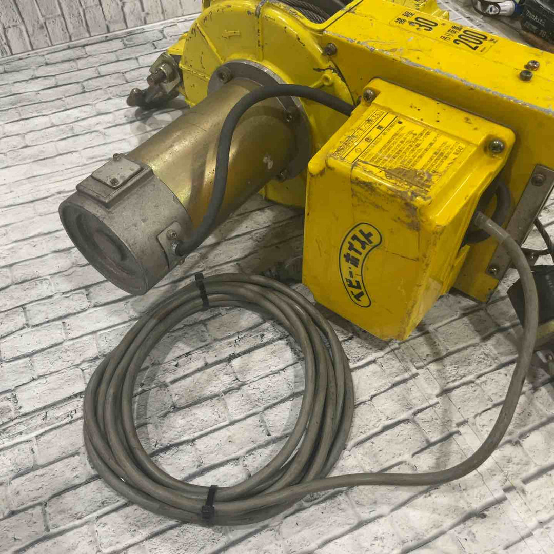 ◇トーヨーコーケン(TKK) 電動ウインチ(ワイヤー) ベビーホイスト BH-930【草加店】