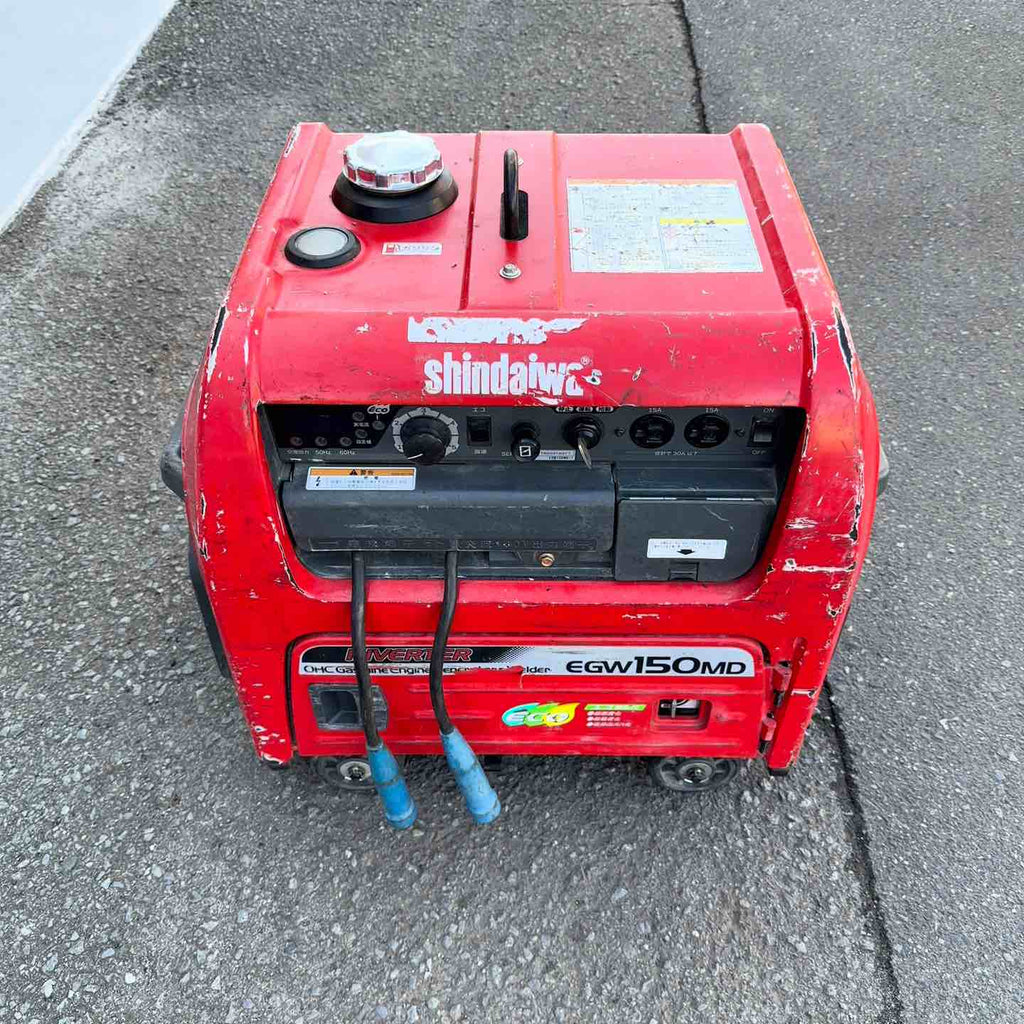 その他 EGW150MS 新ダイワ 150A 2.5kVA ガソリンエンジンウェルダー EGW150MS / 防音型
