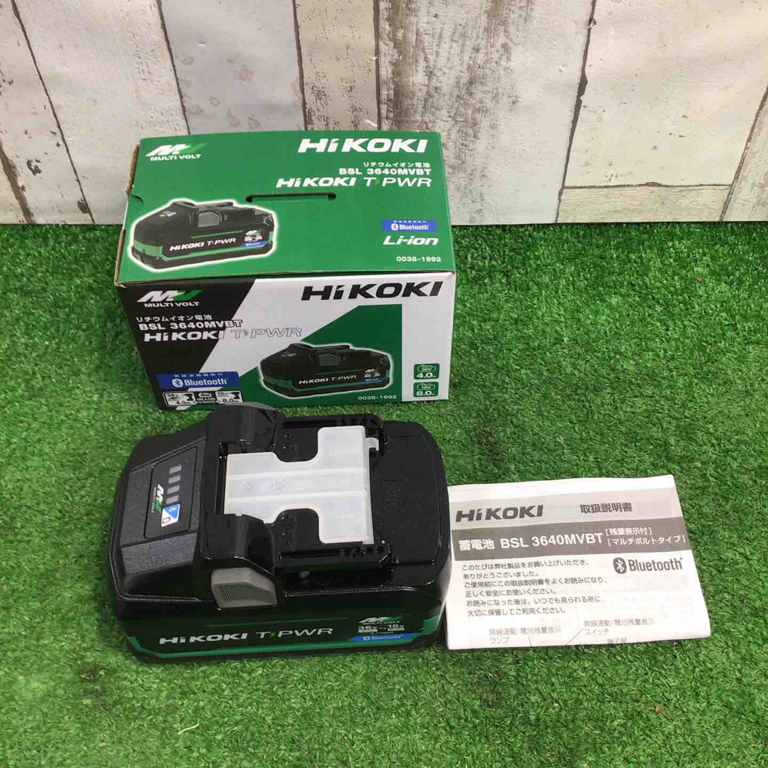 ★ハイコーキ(HIKOKI ※旧:日立工機) リチウムイオンバッテリー 36V/4.0Ah BSL3640MVBT【町田店】