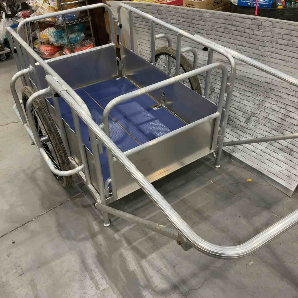 専用　東京都葛飾福祉工場 アルミ製折りたたみ式リヤカー アルミ製折りたたみ式リヤカー 6302 東京都葛飾福祉工場 （直送品）