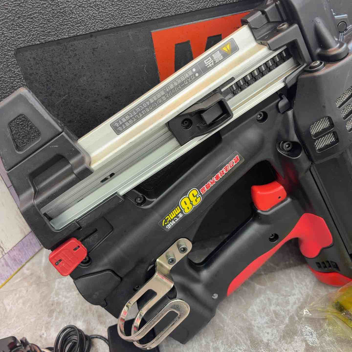 【中古品】マックス MAX ガスネイラ GS-738C2 バッテリー2個 ガス1本 ケース【八潮店】