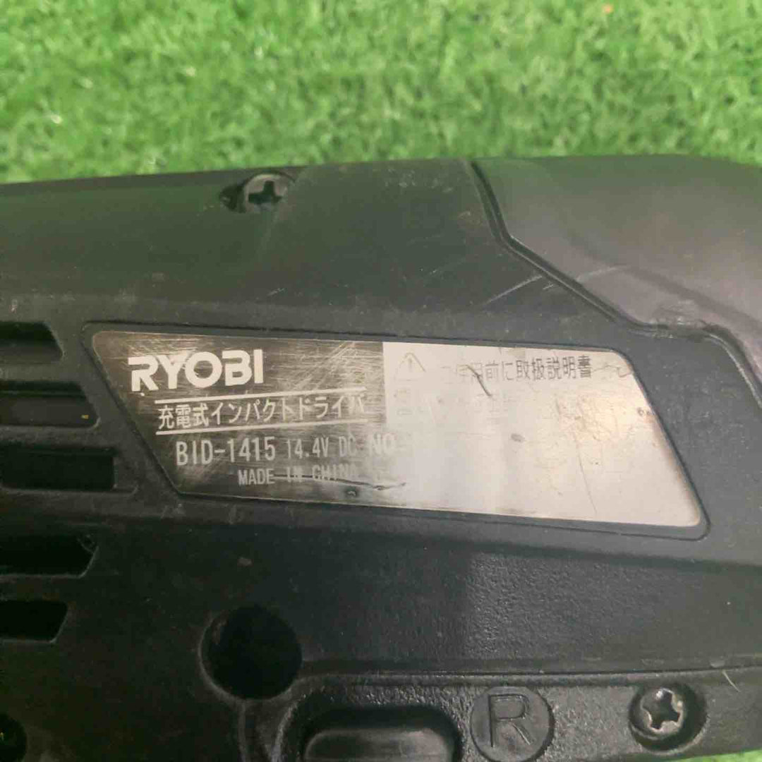 ◇リョービ(RYOBI) コードレスインパクトドライバー 14.4V BID-1415 657700A【川口店】