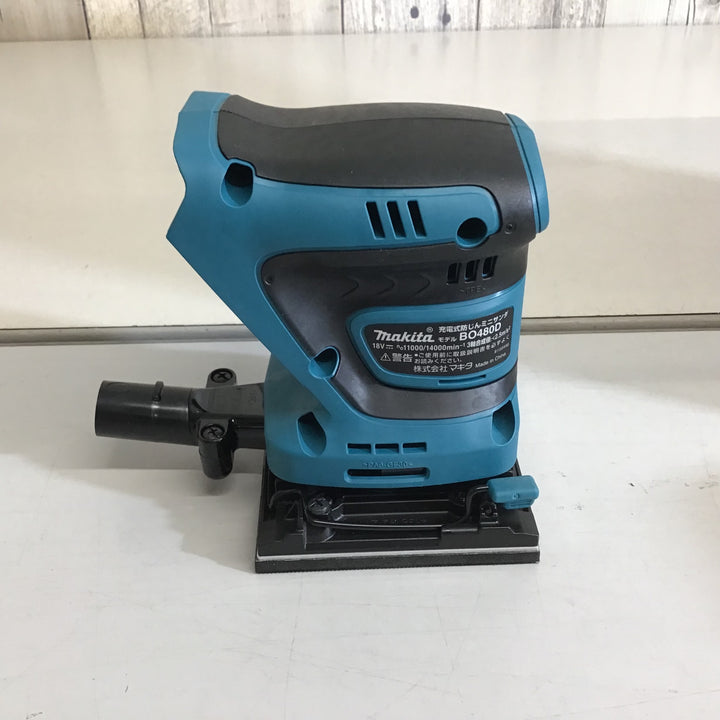 【未使用品】★マキタ makita 18V コードレス防じんミニサンダ BO480DZ 本体のみ【戸田店】