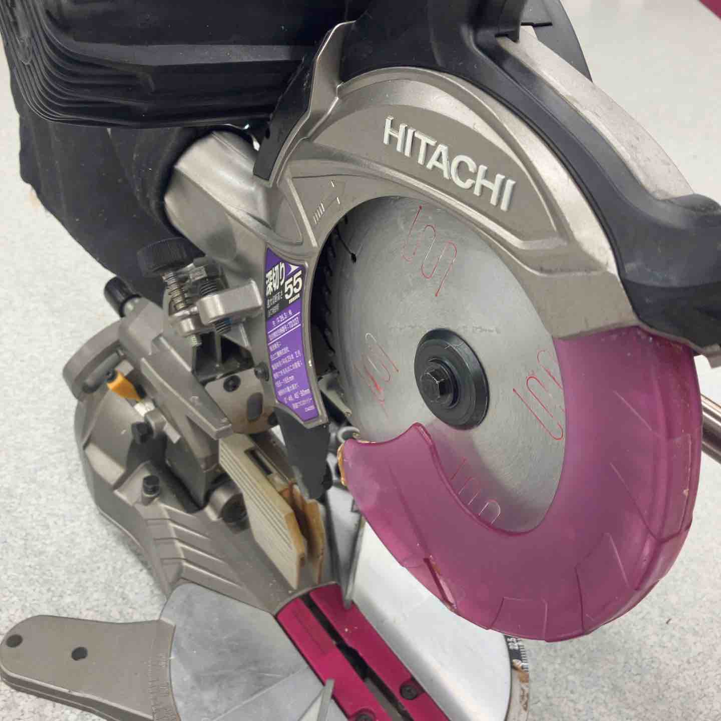 ★ハイコーキ(HIKOKI ※旧:日立工機) 卓上スライド丸のこ C6RSHC【八潮店】 ☆ハイコーキ(HIKOKI ※旧:日立工機) 卓上スライド丸のこ C6RSHC【八潮