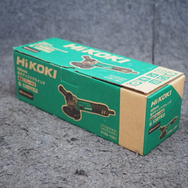 【未使用品】ハイコーキ/HIKOKI  125mmブレーキ付き電子ディスクグラインダ  G13BYE2 100V【鴻巣店】