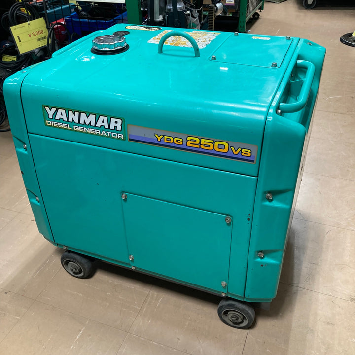 【店頭受取り限定】〇ヤンマー(YANMAR) ディーゼル発電機 YDG250VS-5E 超低騒音タイプ【草加店】