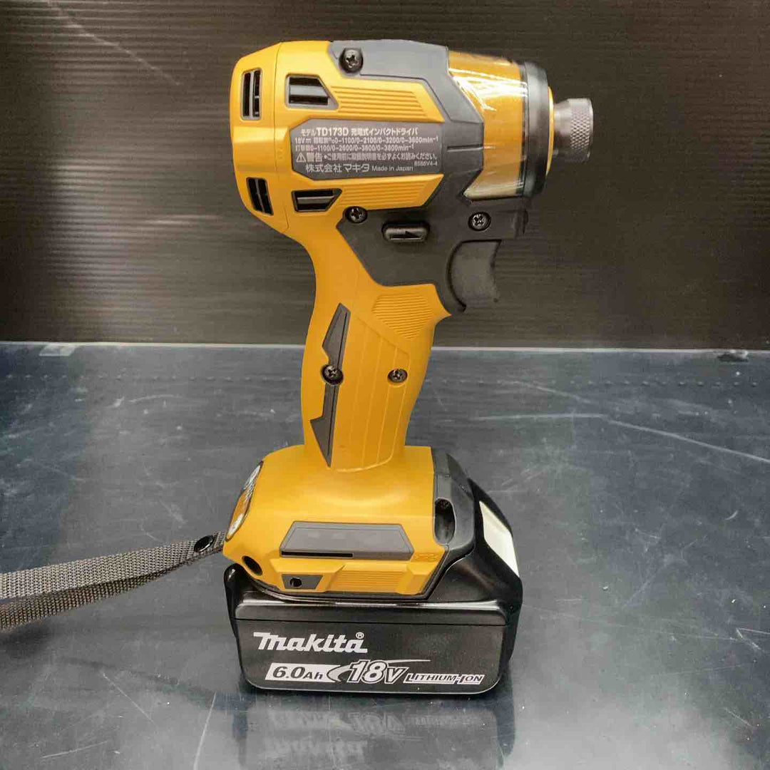 マキタ(makita) コードレスインパクトドライバー TD173DGXPY LTX20周年限定色 プレミアムイエロー【川越店】