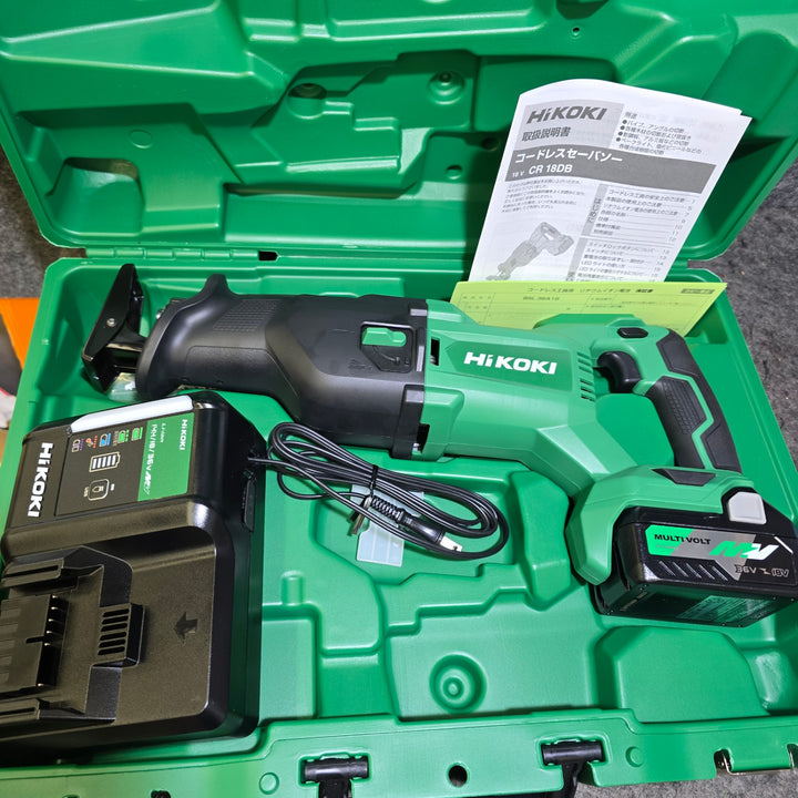 【未使用品】ハイコーキ(HIKOKI ※旧:日立工機) コードレスレシプロソー CR18DB(XP)【桶川店】