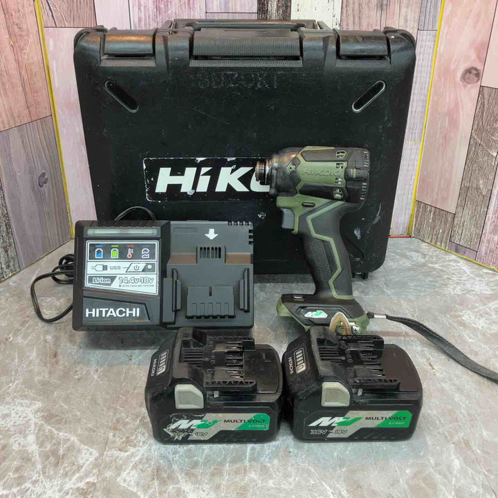 ★ハイコーキ(HIKOKI ※旧:日立工機) コードレスインパクトドライバー WH36DC(2XPSZ)(G)【八潮店】