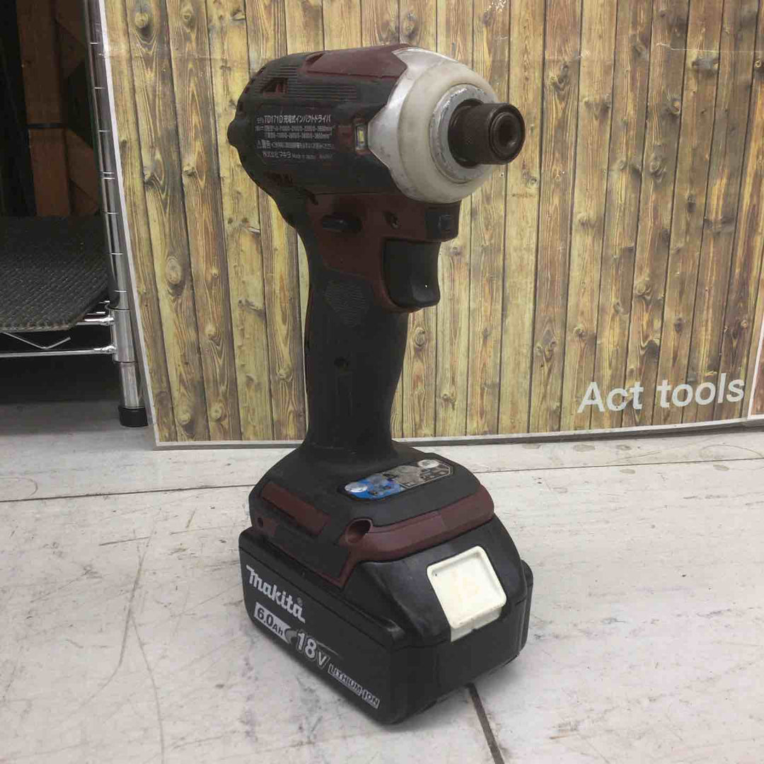【中古品】 マキタ/makita コードレスインパクトドライバー TD171DGXAR 【鴻巣店】