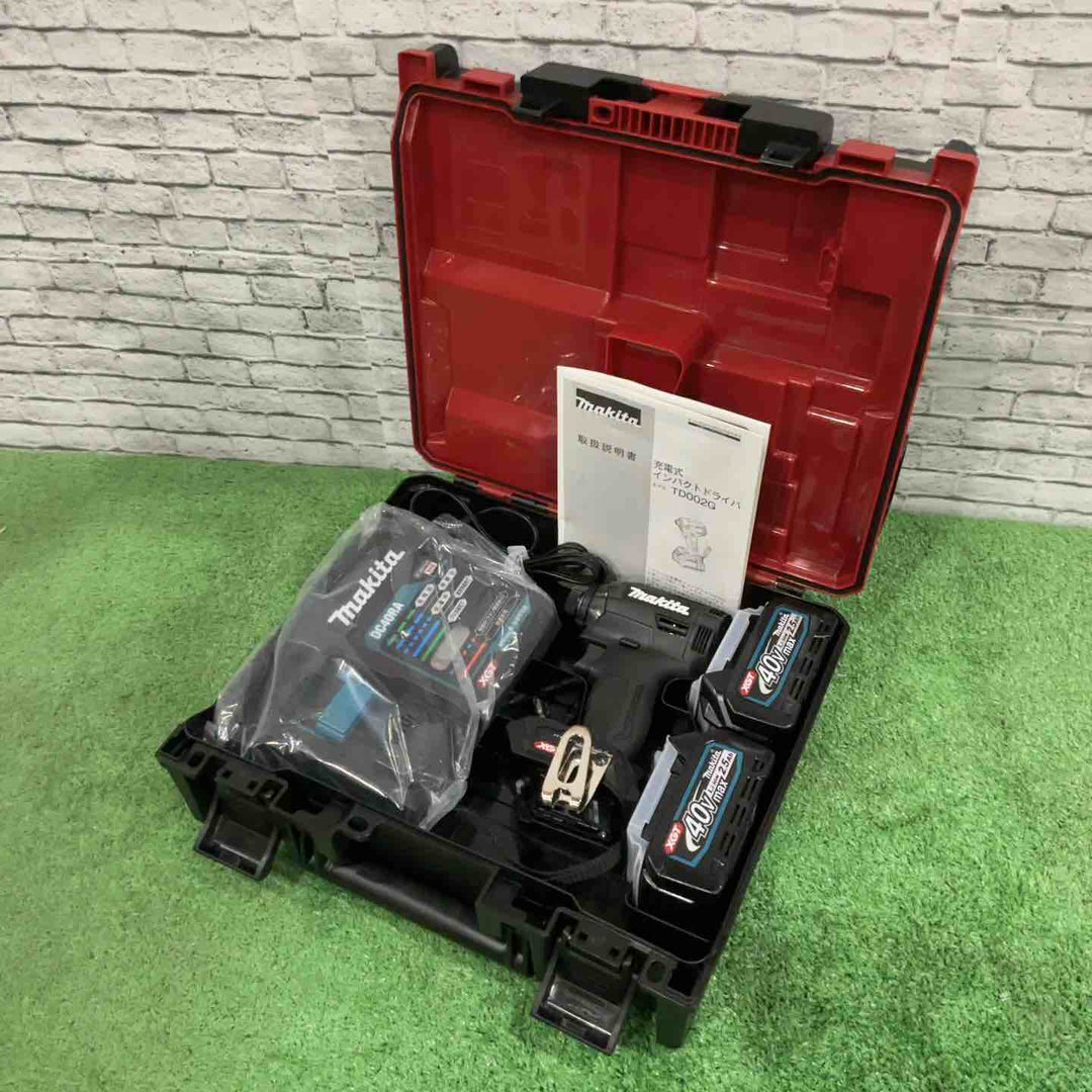 ★マキタ(makita) コードレスインパクトドライバー TD002GRDXB 40V フルセット【川口店】