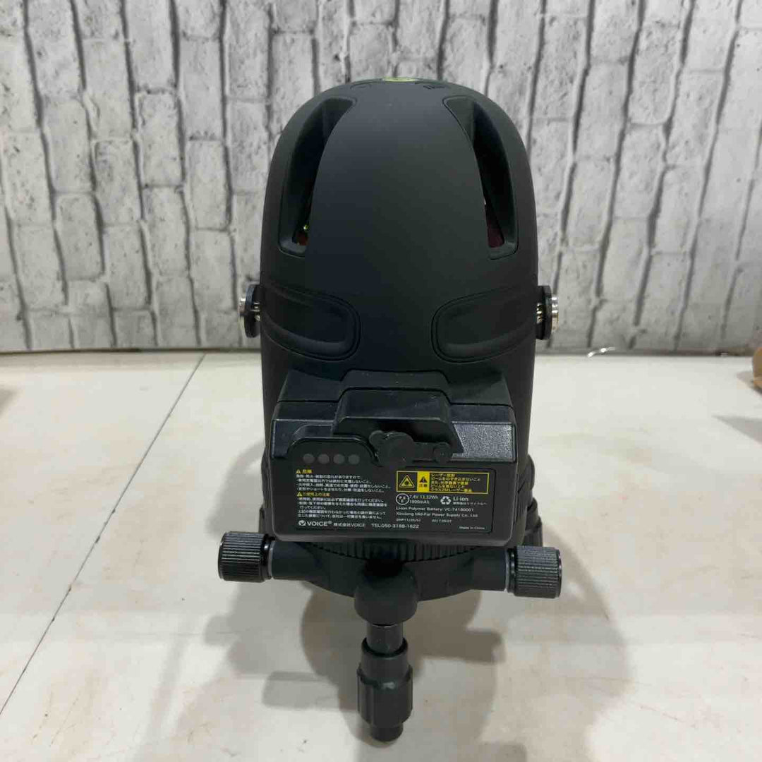 ◇VOICE レーザー墨出し器 5ライン(矩十字・横) グリーンレーザー Model-G5【川口店】