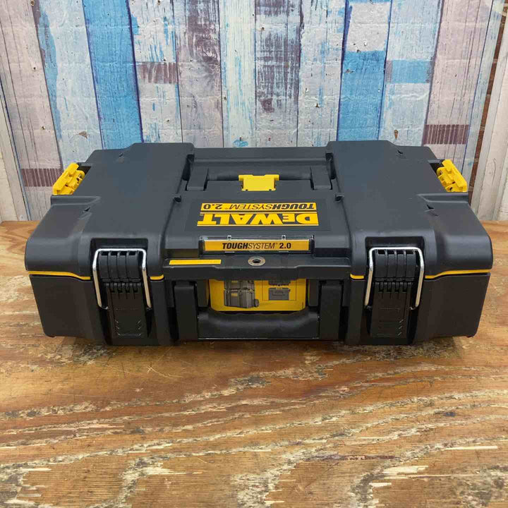 ◇デウォルト(DEWALT) タフシステム2.0 システム収納BOX Sサイズ 工具箱 収納ケース ツールボックス DS165 積み重ね収納 DWST83293-1【柏店】