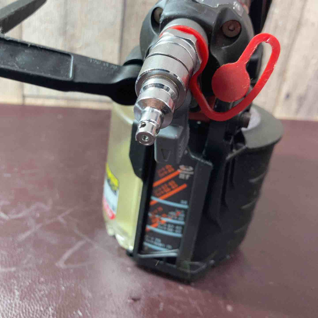 【中古品】★マックス(MAX) 高圧用釘打ち機 HN-75N4(D)_マットマイスターレッド ソフトケース付き【東大和店】