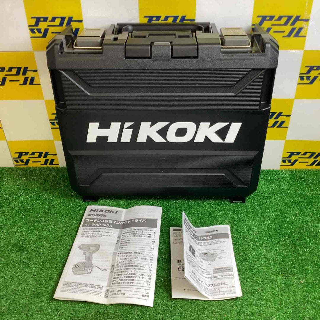 ★ハイコーキ(HIKOKI ※旧:日立工機) コードレス静音インパクトドライバ WHP18DA(2XPZ)【越谷店】