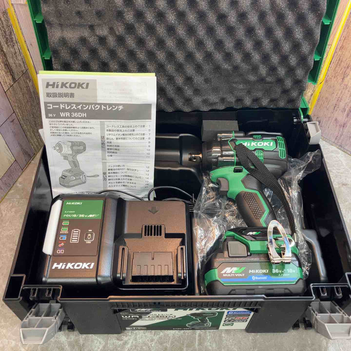 ◇ハイコーキ(HIKOKI ※旧:日立工機) コードレスインパクトレンチ WR36DH(XPSZ)【八潮店】