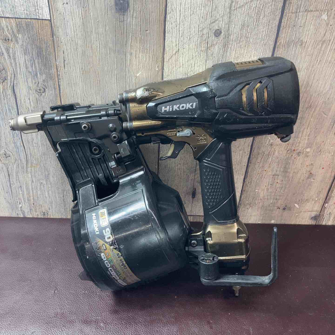 【中古品】 ハイコーキ(HIKOKI ※旧:日立工機) 高圧エア釘打ち機 NV90HR2(S) 【東大和店】