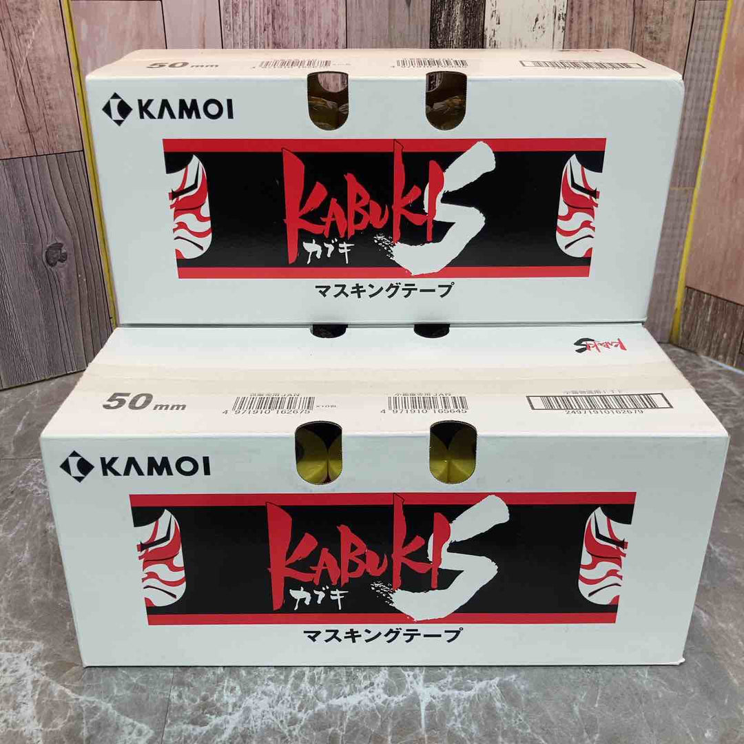 カモ井 車輌・建築用マスキングテープ「カブキ-S」 (50mm×18m)20巻入×3箱【八潮店】