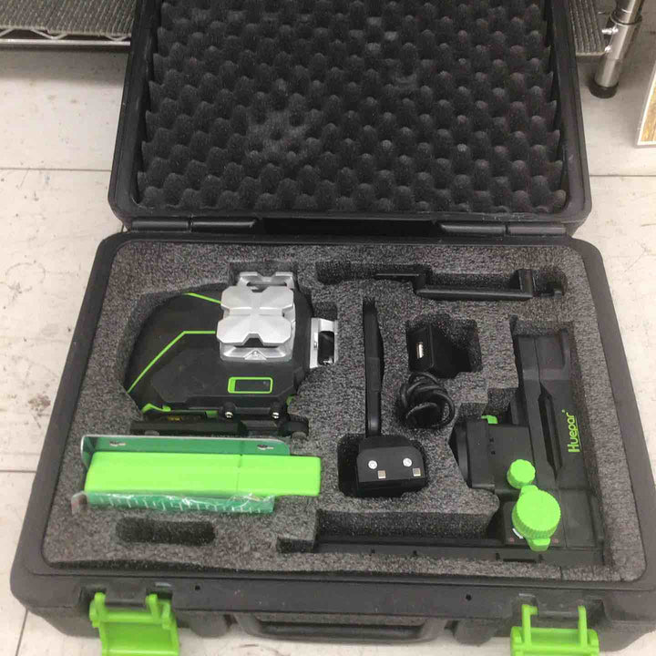 【現状品】 ヒューパー/Huepar グリーン レーザー墨出し器  S04CG 【鴻巣店】