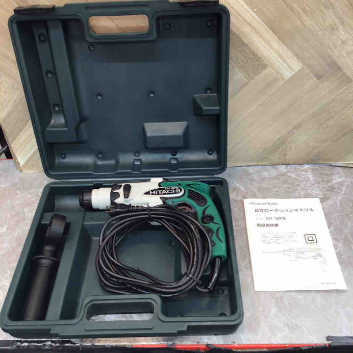 【中古品】★ハイコーキ(HIKOKI ※旧:日立工機) ハンマドリル DH18PB【八潮店】