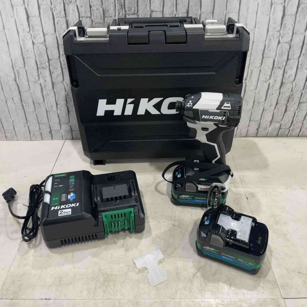 ★ハイコーキ(HIKOKI ※旧:日立工機) コードレスインパクトドライバー WH36DD(2XHSZ)(FW)【越谷店】 ☆ハイコーキ(HIKOKI ※旧:日立工機) コードレスインパクトドライバー