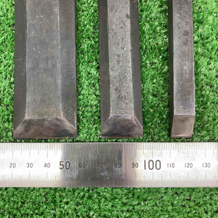 【中古・現状品】 是重 銘 鑿 のみ ＊3本組 【鴻巣店】