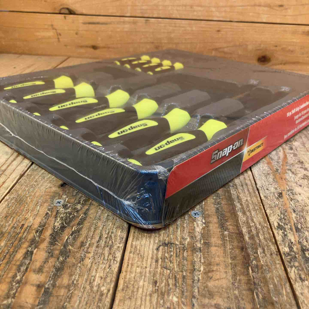 【未使用品】スナップオン(Snap-on)コンビネーションソフトグリップドライバー10本セット SGDX6040BHV ハイビジ【所沢店】