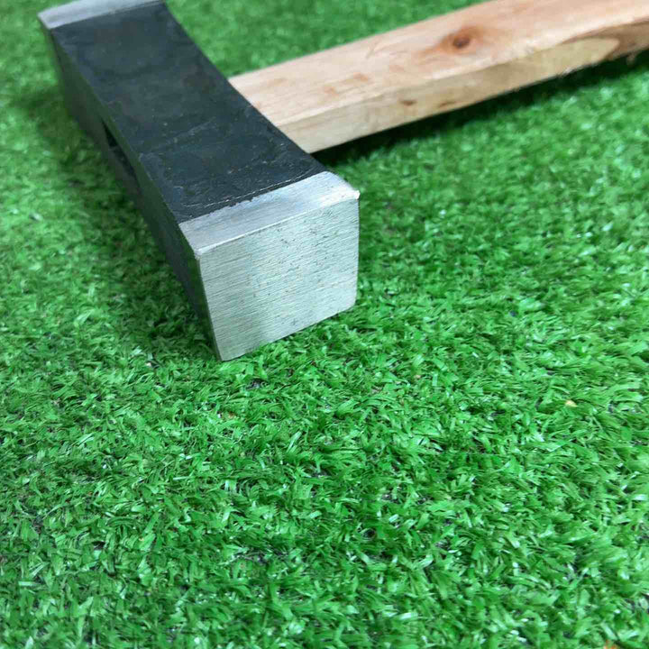 【未使用品】 道心斎正行 木目 黒 玄翁(角) 正行作柄付 120匁 【藤沢店】