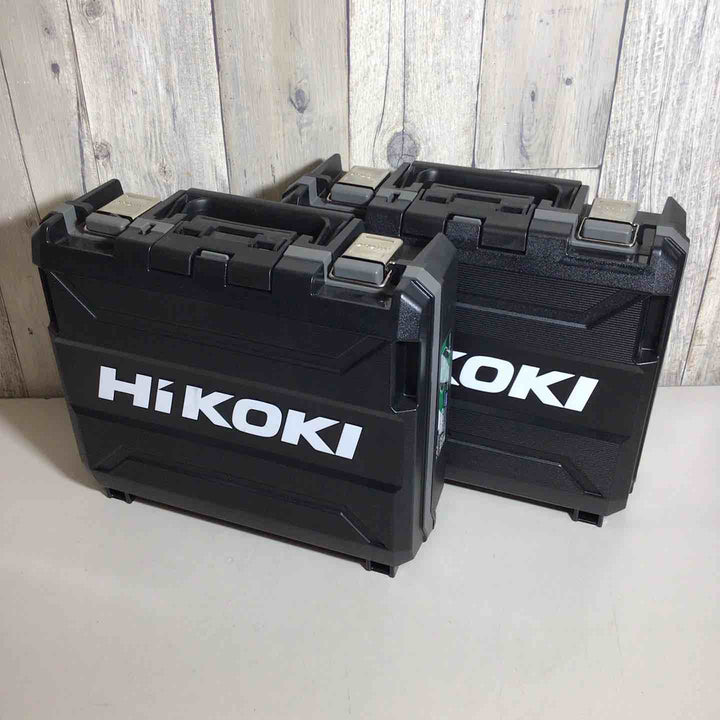 【未使用品】 ハイコーキ HIKOKI 日立 コードレス インパクトドライバ アグレッシブグリーン WH36DD(2XHLSZ) 2台 フルセット インパクト グリーン 緑 純正 充電式 【戸田店】