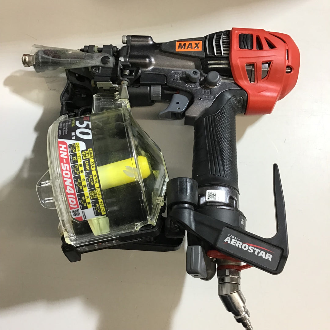 【中古品】★マックス　MAX 高圧エア釘打ち機 HN-50N4(D)-G【戸田店】