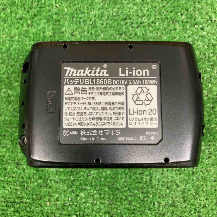 【未使用品】 マキタ/makita リチウムイオンバッテリー 18V/6.0Ah BL1860B 【鴻巣店】