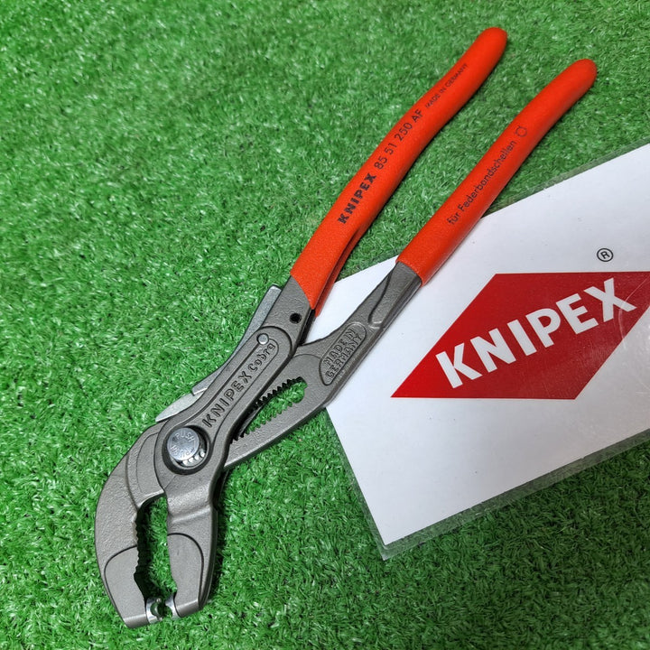 クニペックス KNIPEX スプリングホースクリッププライヤー 85 51 250AF【岩槻店】