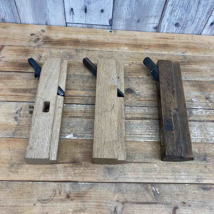 【中古品】 安兵衛・小鍛冶・万七 鉋3点セット 鉋 かんな カンナ 和工具 大工道具 鑿 のみ 鋸 のこ 【東大和店】