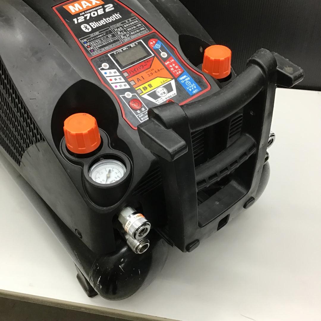 【中古品】★マックス(MAX) エアコンプレッサー AK-HH1270E2_ブラック【戸田店】