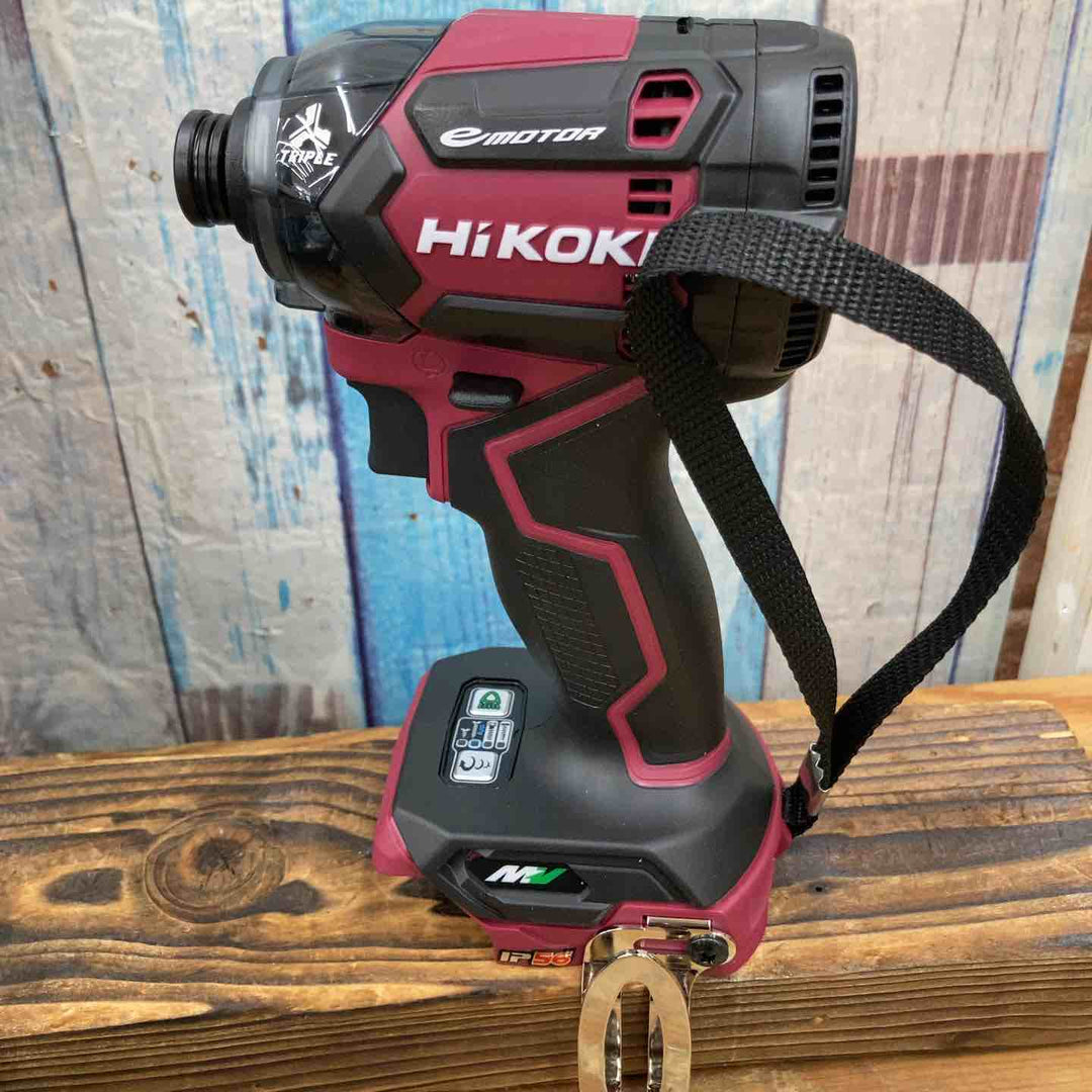 【未使用品】◇ハイコーキ(HIKOKI ※旧:日立工機) コードレスインパクトドライバー フレアレッド  WH36DC(2XPRSZ) 36V フルセット フレアレッド【柏店】