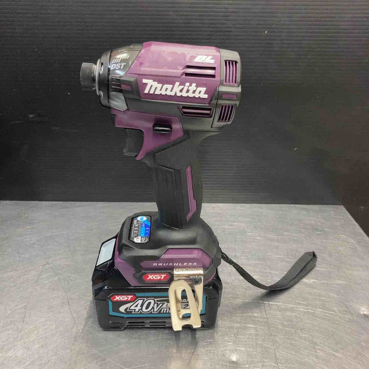 【中古美品】 マキタ(makita) 40Vコードレスまとめ売り インパクト ディスクグラインダー マルノコ TD002G GA001G HS001G パープル 【東大和店】