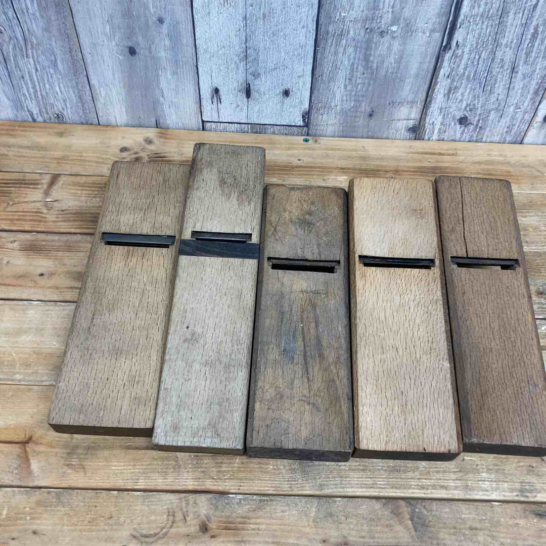 【中古品】 甚八・三六・東源次・助六・華仏？ 鉋5個セット  鉋 かんな カンナ 和工具 大工道具 鑿 のみ 鋸 のこ 【東大和店】