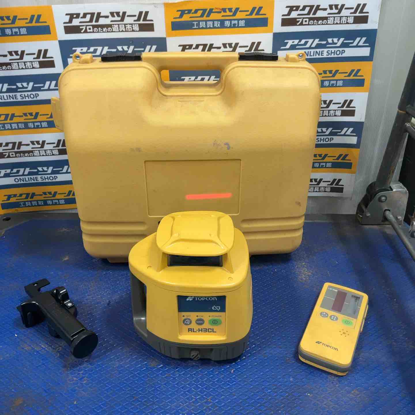 トプコンレーザーレベルRL-H3C現場作業使用品 トプコン レーザー トプコンレーザーレベルRL-H3C現場作業使用品 トプコン レーザー
