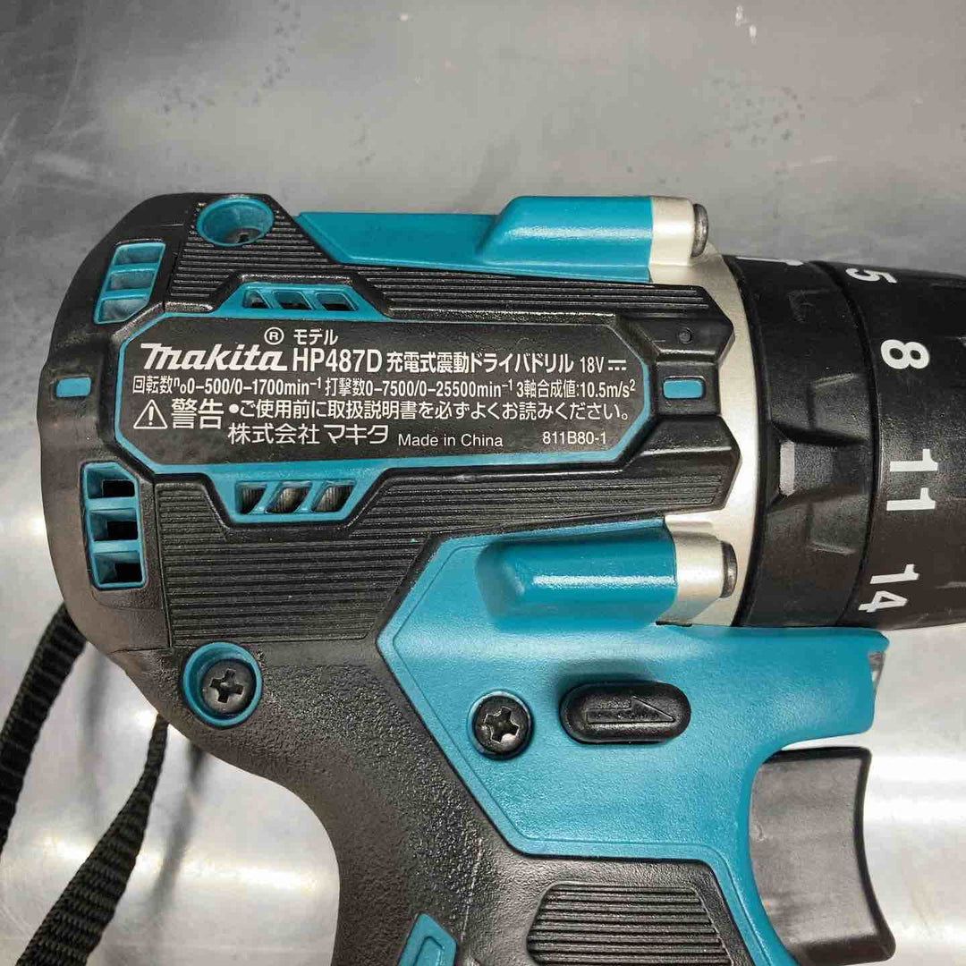 ★マキタ(makita) コードレス振動ドリルドライバー HP487DZ【川越店】