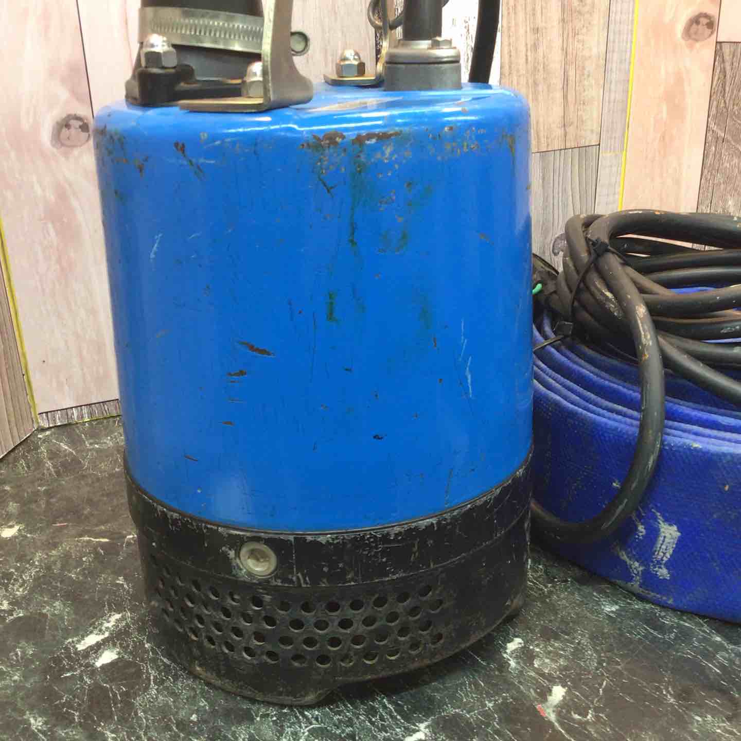 ツルミポンプ LB3-480 水中ポンプ 100V 60Hz 動作良好 その1 ◇動作確認OK！ ツルミ 水中ポンプ 60Hz 100V LB3-480 ツルミポンプ